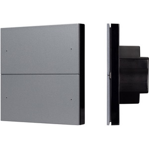 Изображение товара INTELLIGENT ARLIGHT Кнопочная панель SMART DALI-301-22-4K-D2-IN Grey (BUS, Frameless) (IARL, IP20 Пластик) 060977