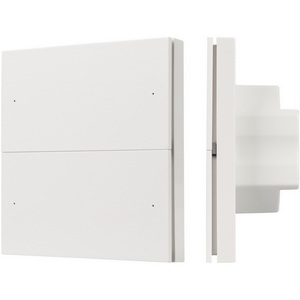 Изображение товара INTELLIGENT ARLIGHT Кнопочная панель SMART DALI-301-22-4K-D2-IN White (BUS, Frameless) (IARL, IP20 Пластик) 060978