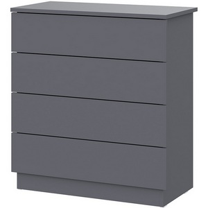 Изображение товара Комод с роликовыми направляющими Арника с ящиками КМ 4 Денвер, графит