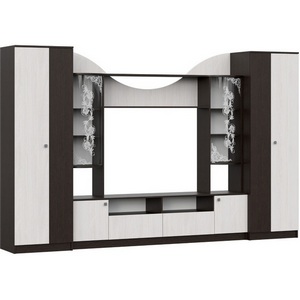 Изображение товара Стенка Арника в гостиную МГС 8, дуб венге/ясень анкор светлый