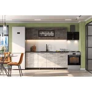 Изображение товара Готовая кухня Арника 2.0 м КГ 9, Цемент темный, Цемент светлый