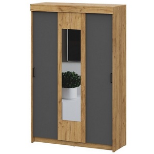 Изображение товара Шкаф Арника-купе Вена ШК 101, Дуб золотой, Графит серый