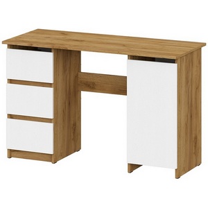 Изображение товара Стол письменный Арника 120 см Денвер, Дуб золотой, белый шагрень