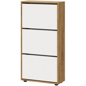 Изображение товара Обувница Арника ОБ 4, Дуб золотой, Белый шагрень, Белый