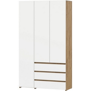 Изображение товара Шкаф трехстворчатый Арника Некст 1, Дуб золотой, Белый