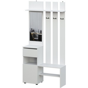 Изображение товара Вешалка с Зеркало Арникам Денвер, Белый