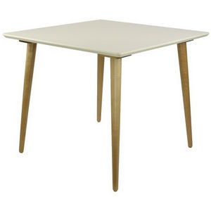 Изображение товара Стол обеденный Арника Ронда Мини 100, натуральный/слоновая кость