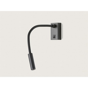 Изображение товара Спот для чтения светодиодный на гибкой ножке с выключателем Aromas del Campo Flexor A1151 Matt black