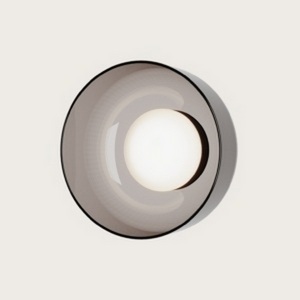 Изображение товара Настенный светильник светодиодный Aromas del Campo Ipon A1316 Matt black / shade Clear