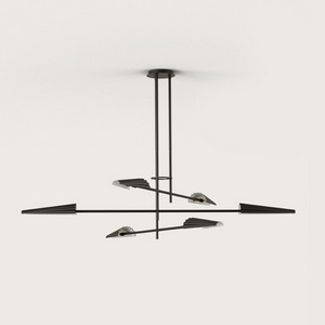 Изображение товара Потолочная люстра на штанге Aromas del Campo Bion C1306/6 Textured Matt Black