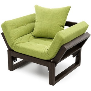 Изображение товара Кресло Arsko Амбер венге зеленая рогожка