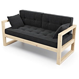 Изображение товара Диван Arsko Астер Мини сосна черная рогожка