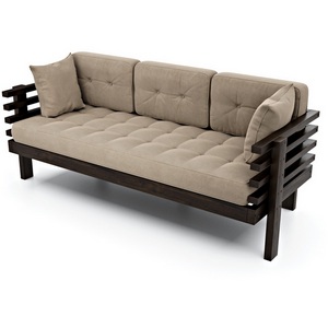 Изображение товара Диван Arsko Стоун венге бежевый велюр