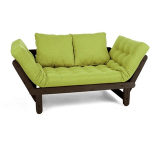 Изображение товара Кушетка Arsko Сламбер BOX венге зеленая рогожка