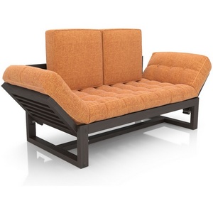 Изображение товара Кушетка Arsko Балтик венге оранжевая рогожка