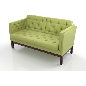 Изображение товара Диван Arsko Айверс М венге зеленая рогожка