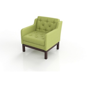 Изображение товара Кресло Arsko Айверс венге зеленая рогожка