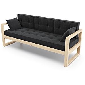 Изображение товара Диван Arsko Астер Б сосна черная рогожка