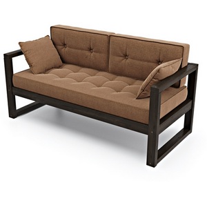 Изображение товара Диван Arsko Астер Мини венге коричневая рогожка