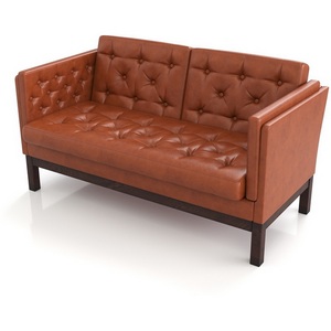 Изображение товара Диван Arsko Айверс М венге оранжевый кожзам