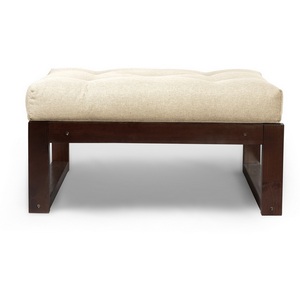 Изображение товара Пуф Arsko Астер орех белая рогожка