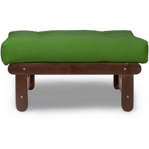 Изображение товара Пуф Arsko Сламбер орех зеленый вельвет