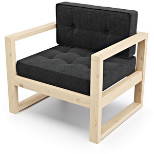 Изображение товара Кресло Arsko Астер сосна черная рогожка