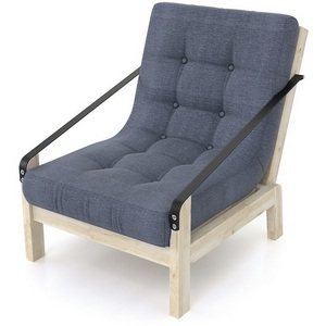 Изображение товара Кресло Arsko Локи сосна графитовая рогожка