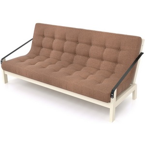 Изображение товара Диван Arsko Локи беленый дуб коричневая рогожка