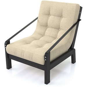 Изображение товара Кресло Arsko Локи венге бежевая рогожка