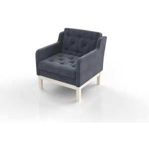 Изображение товара Кресло Arsko Айверс беленый дуб серый шенилл