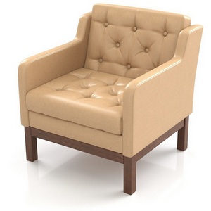 Изображение товара Кресло Arsko Айверс орех кремовый кожзам