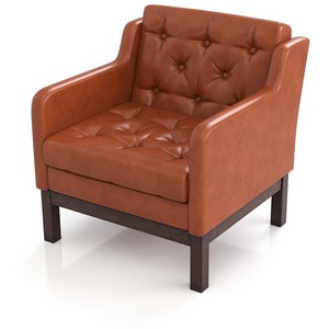 Изображение товара Кресло Arsko Айверс венге оранжевый кожзам