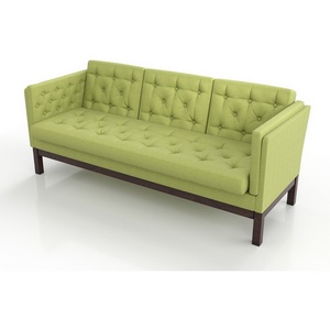 Изображение товара Диван Arsko Айверс Б венге зеленая рогожка