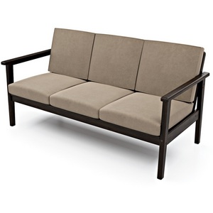 Изображение товара Диван Arsko прямой Лориан Б венге велюр бежевый