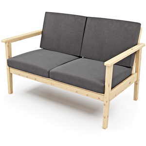 Изображение товара Диван Arsko прямой Лориан М сосна велюр серый