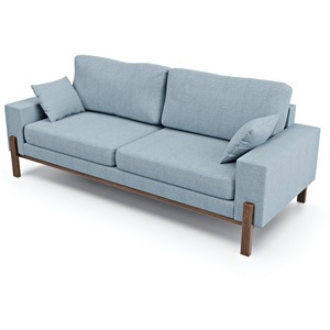 Изображение товара Диван Arsko прямой Хангель рогожка голубая