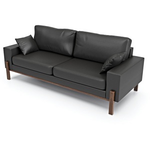 Изображение товара Диван Arsko прямой Хангель экокожа черная