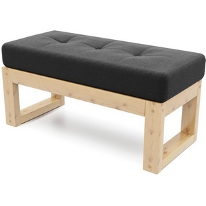 Изображение товара Банкетка Arsko Амбер сосна черная рогожка