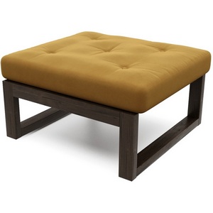 Изображение товара Пуф Arsko Амбер венге горчичный велюр