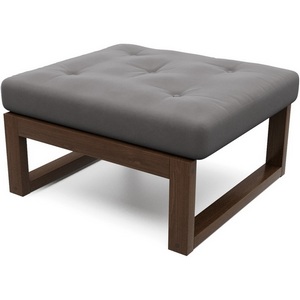 Изображение товара Пуф Arsko Амбер орех серый велюр