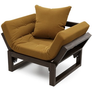 Изображение товара Кресло Arsko Амбер венге горчичный велюр