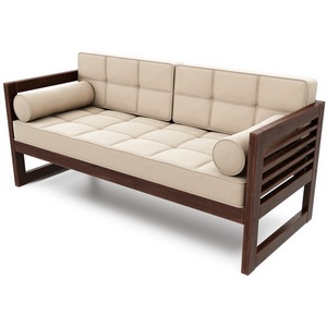 Изображение товара Диван Arsko прямой Сега Б орех велюр бежевый