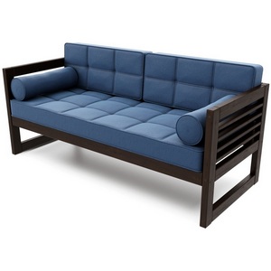 Изображение товара Диван Arsko прямой Сега Б венге велюр синий