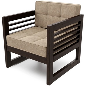 Изображение товара Кресло Arsko Сега венге рогожка бежевая