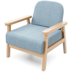 Изображение товара Кресло Arsko Флори береза рогожка голубая