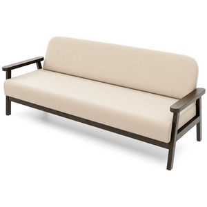 Изображение товара Диван Arsko прямой Флори Б венге велюр бежевый