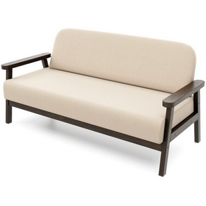 Изображение товара Диван Arsko прямой Флори М венге велюр бежевый