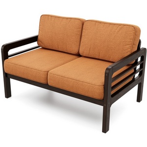 Изображение товара Диван Arsko прямой Бергер М венге рогожка оранжевая