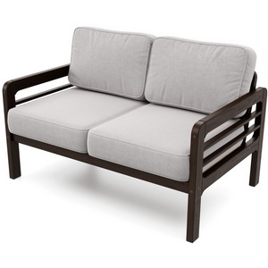 Изображение товара Диван Arsko прямой Бергер М венге велюр серый